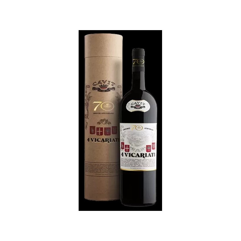 VINO ROSSO DOC 4 VICARIATI 70 ANNI 1,5 LT