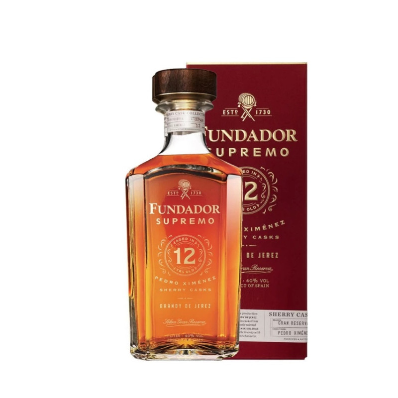 BRANDY FUNDADOR SUPREMO 12 70 CL