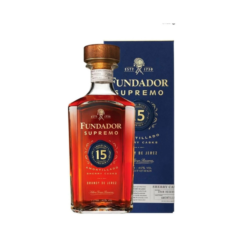 BRANDY FUNDADOR SUPREMO 15 70 CL