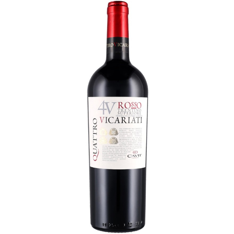 VINO ROSSO DOC QUATTRO VICARIATI CAVIT 75 CL