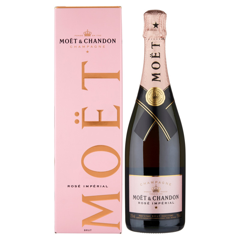 CHAMPAGNE IMPERIAL ROSE'ASTUCCIO MOET&CHANDON 75 C