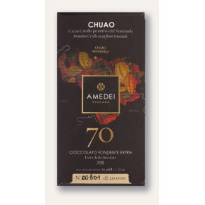 CIOCCOLATO CHUAO FONDENTE 70% LIMITED AMEDEI 50 GR