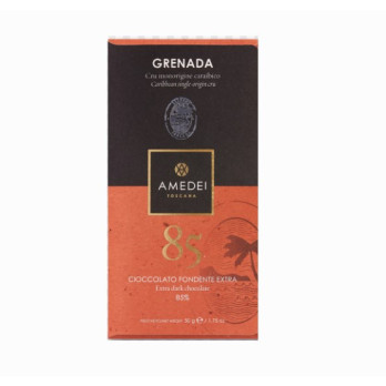 CIOCCOLATO GRENADA FONDENTE 85% AMEDEI 50 GR