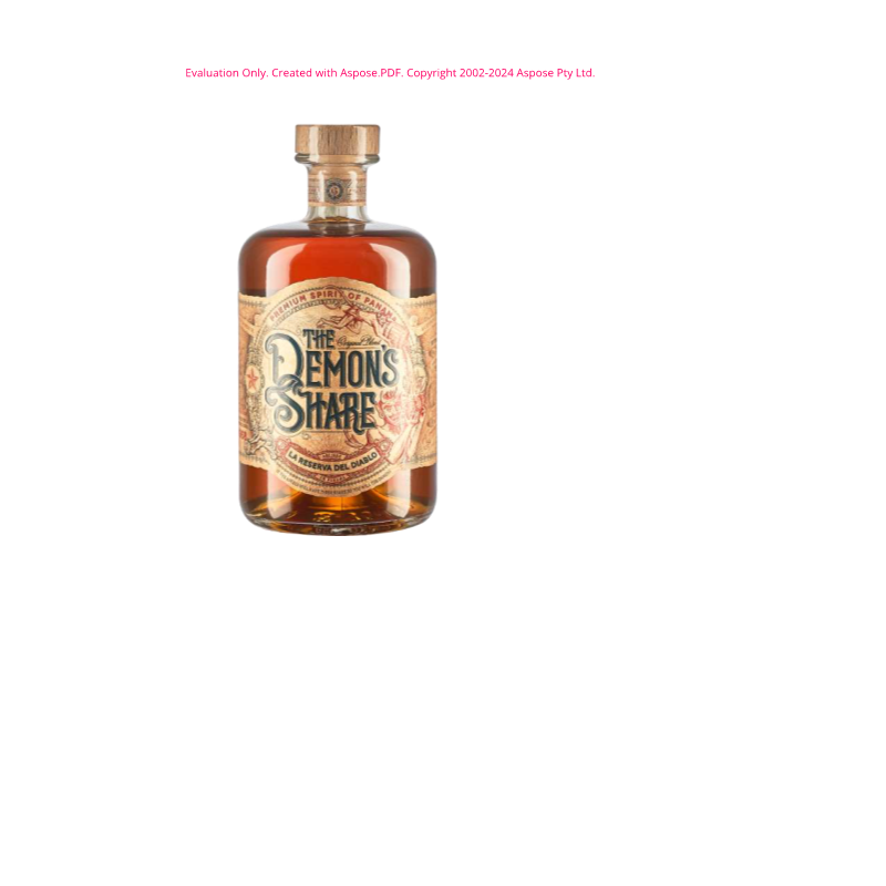 RUM THE DEMON'S SHARE 700 ML