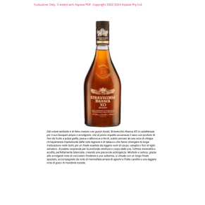 BRANDY STRAVECCHIO XO 70 CL