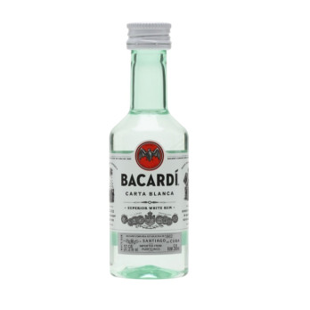 RUM CARTA BLANCA MIGNON BACARDI 5 CL