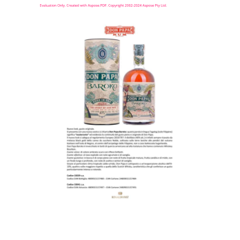 RUM BAROKO DON PAPA 70 CL