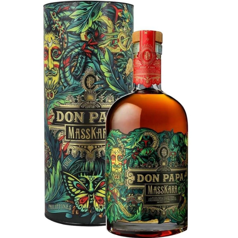 RUM MASSKARA ASTUCCIO DON PAPA 70 CL