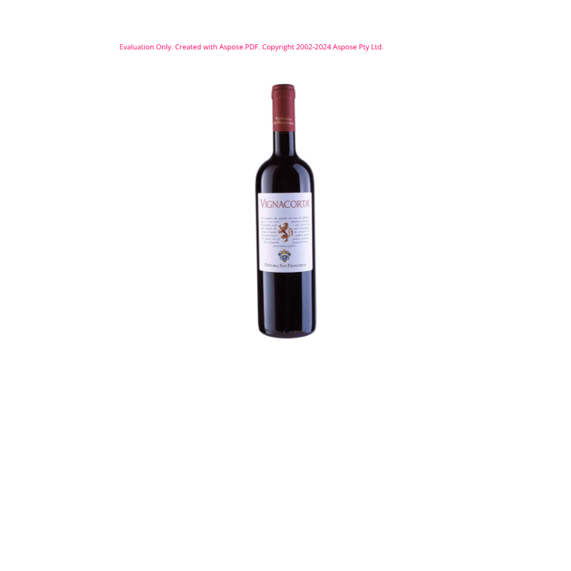 VINO ROSSO VIGNACORTA SAN FRANCESCO 75 CL