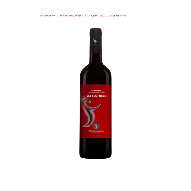 VINO ROSSO SETTE CHIESE SERRACAVALLO 75 CL