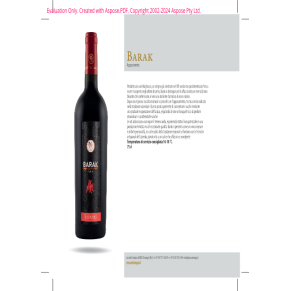 VINO ROSSO BARAK APPASSIMENTO RUSSO&LONGO 75 CL