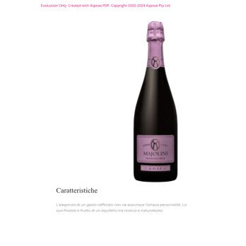 FRANCIACORTA BRUT ROSE' DOCG BIO MAJOLINI 75 CL