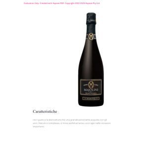 FRANCIACORTA ELECTO DOCG MAJOLINI 75 CL