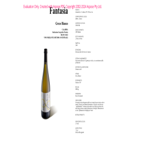 VINO BIANCO FRIZZANTE FANTASIA COMERCI 75 CL