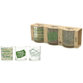 TRIS BICCHIERI ACQUA ECO GREEN