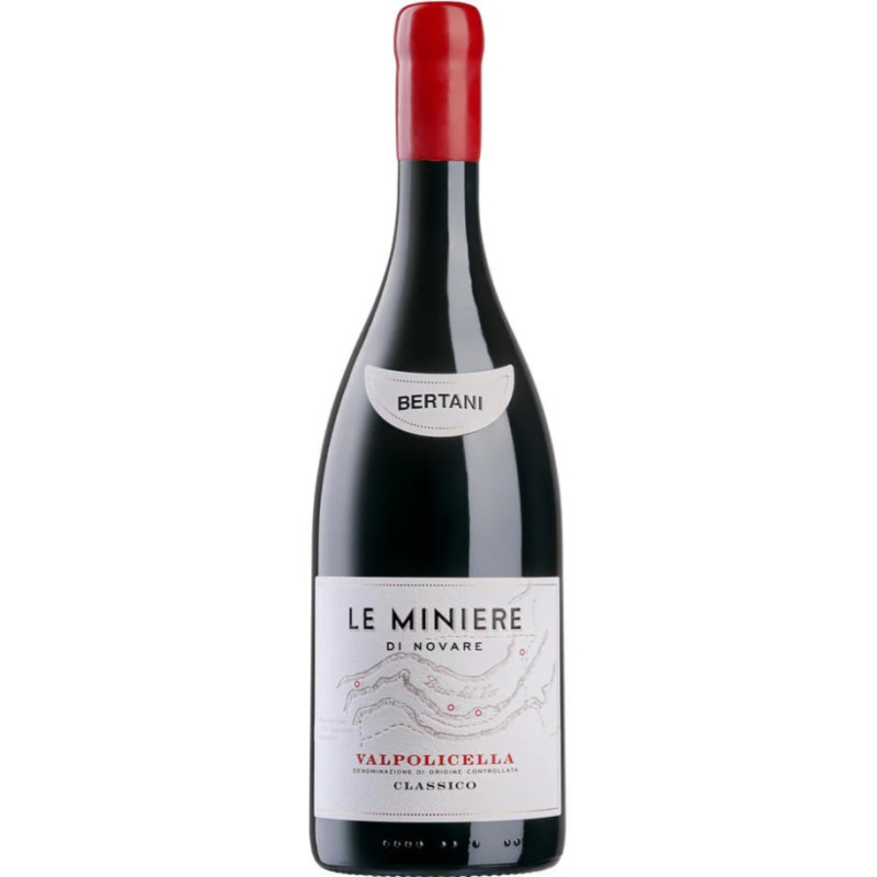 VINO ROSSO LE MINIERE VALPOLICELLA DOC BERTANI 75