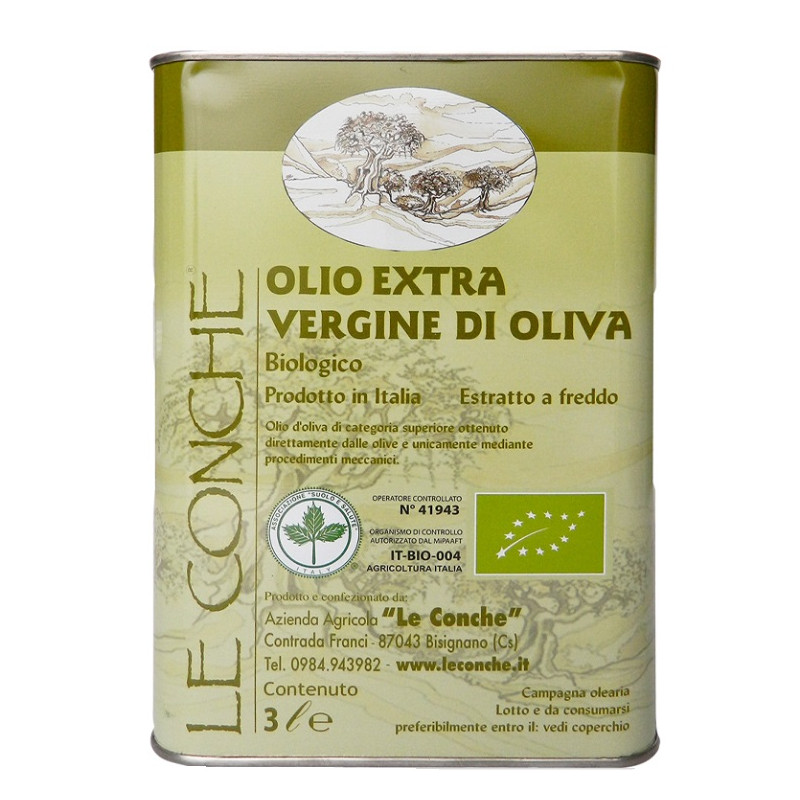 OLIO EVO BIO LE CONCHE 3 LT