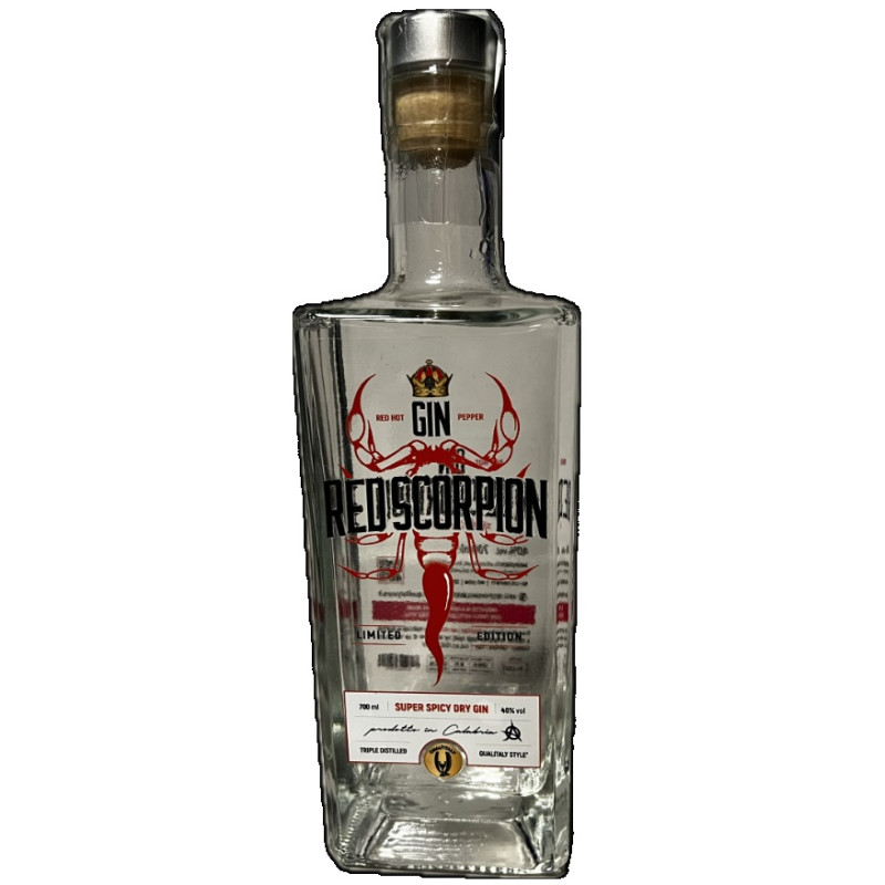 GIN RED SCORPION PICCANTE QUAL'ITALY 70 CL