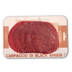 CARPACCIO FESA MARINATA BLACK ANGUS GASTONE 100 GR