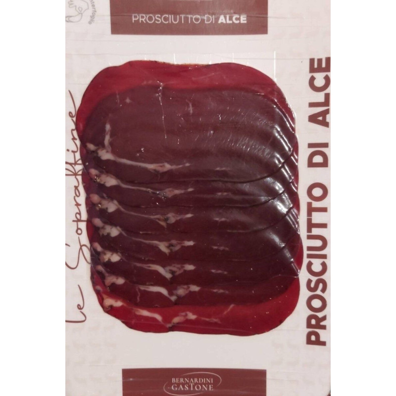 PROSCIUTTO DI ALCE PREAFFETTATO GASTONE 70 GR