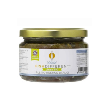 FILETTI DI ALICI RUSTICO FISHDIFFERENT 250 GR