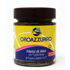 FILETTI DI ALICI CIPOLLA ROSSA OROAZZURRO 140 GR