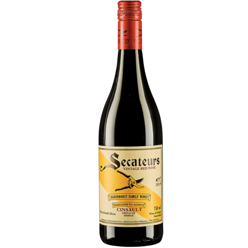 VINO ROSSO SECATEURS BADENHORST 75 CL