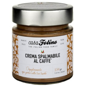 CREMA SPALMABILE AL CAFFE' FOLINO 220 GR