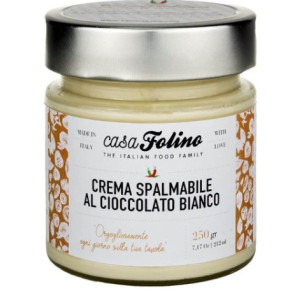 CREMA SPALMABILE CIOCCOLATO BIANCO FOLINO 220 GR