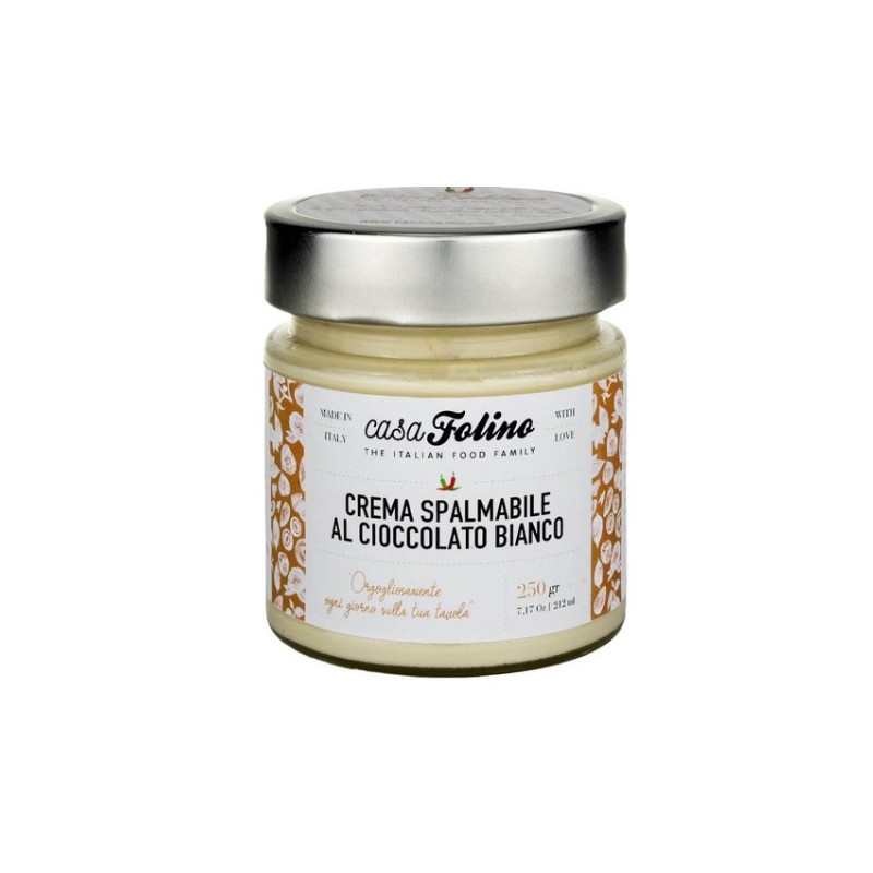 CREMA SPALMABILE CIOCCOLATO BIANCO FOLINO 220 GR