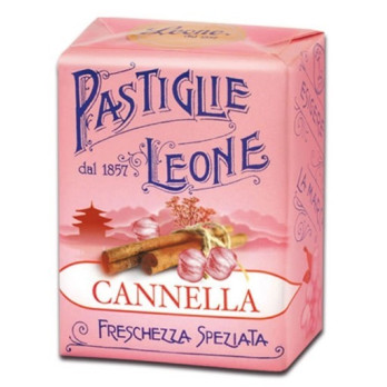 CARAMELLE PASTIGLIA CANNELLA ASTUCCIO LEONE 27 GR