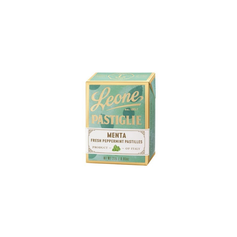 CARAMELLE PASTIGLIA MENTA ASTUCCIO LEONE 27 GR