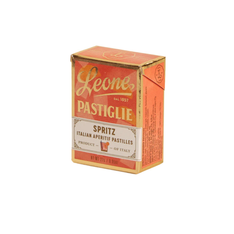 CARAMELLE PASTIGLIA SPRITZ ASTUCCIO LEONE 27 GR