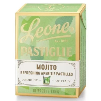 CARAMELLE PASTIGLIA MOJITO ASTUCCIO LEONE 27 GR