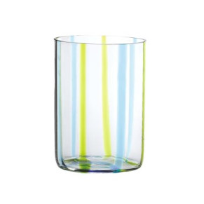 BICCHIERE TUMBLER TIRACHE ACQUAMARINA/VERDE CL.35