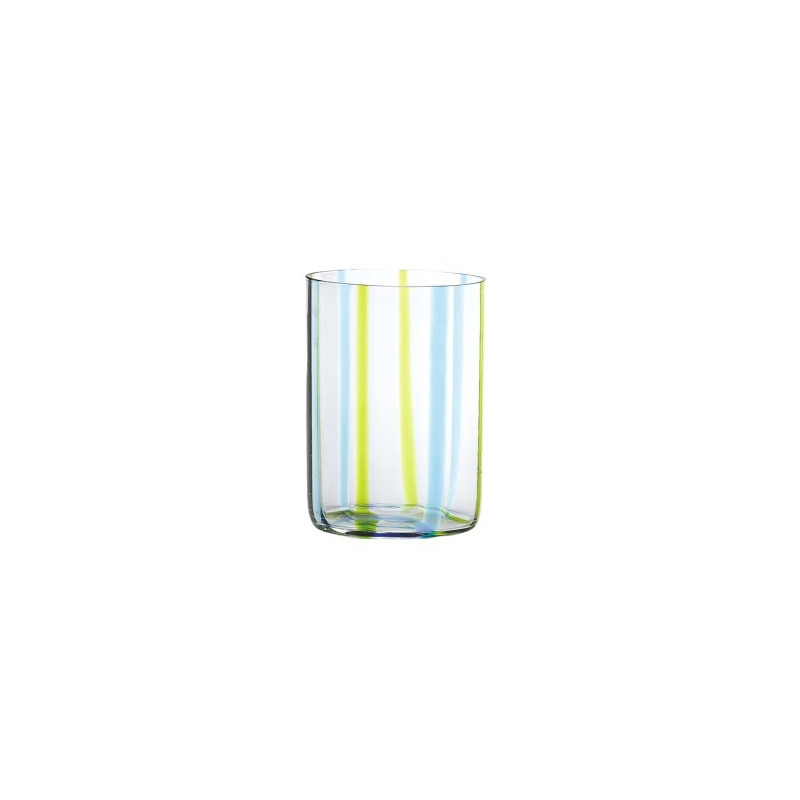 BICCHIERE TUMBLER TIRACHE ACQUAMARINA/VERDE CL.35