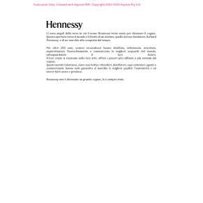 COGNAC HENNESSY V.S. ASTUCCIO 0,7 CL