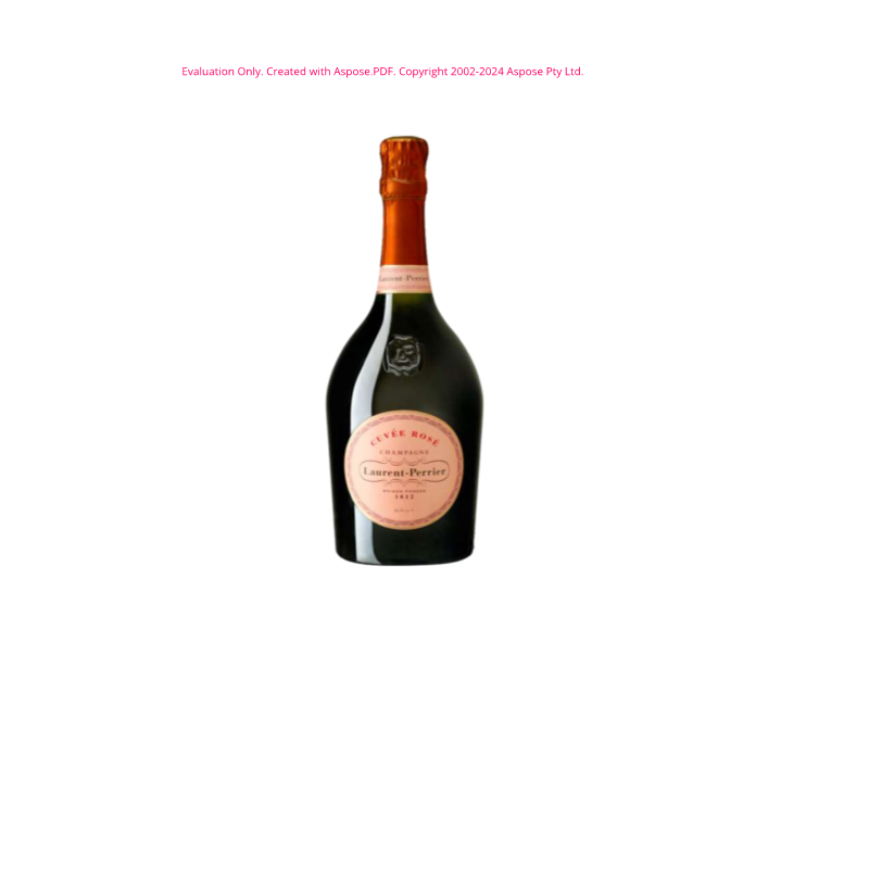 CHAMPAGNE CUVEE ROSE LAURENT PERRIER 75 CL