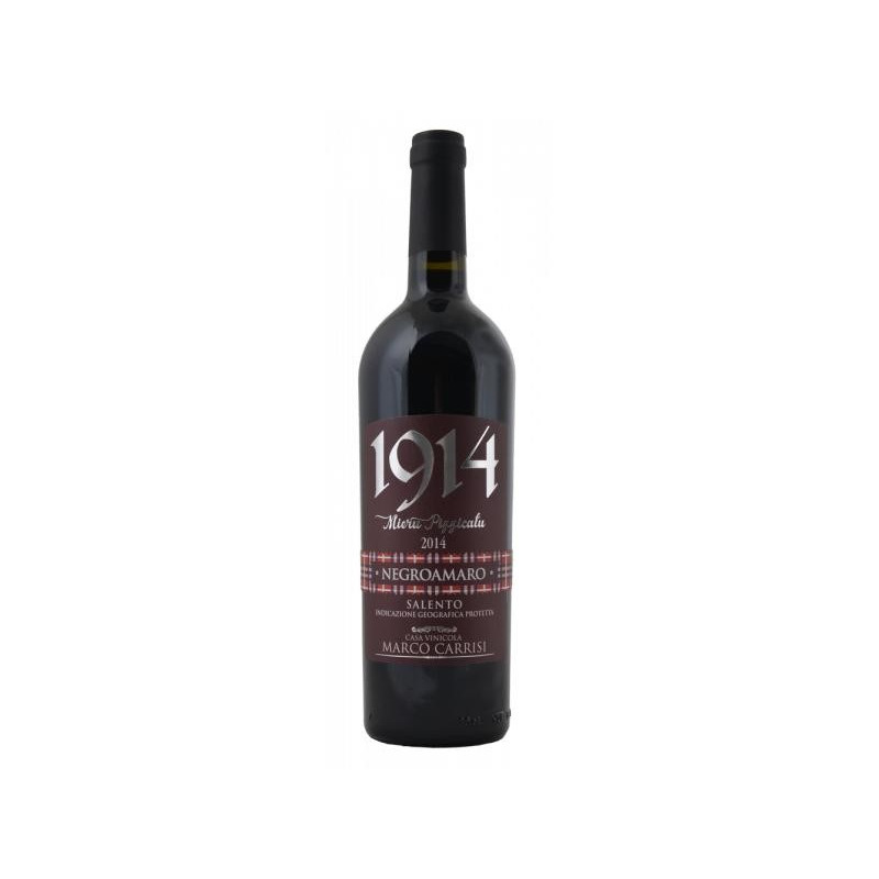 VINO ROSSO NEGROAMARO ARGENTO IGP MARCO CARRISI 75