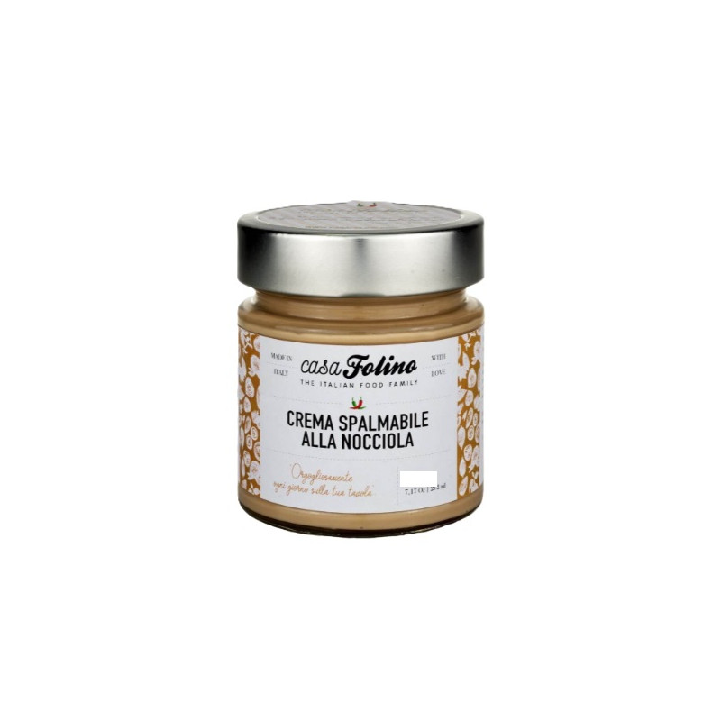 CREMA SPALMABILE NOCCIOLA 20% FOLINO 220 GR