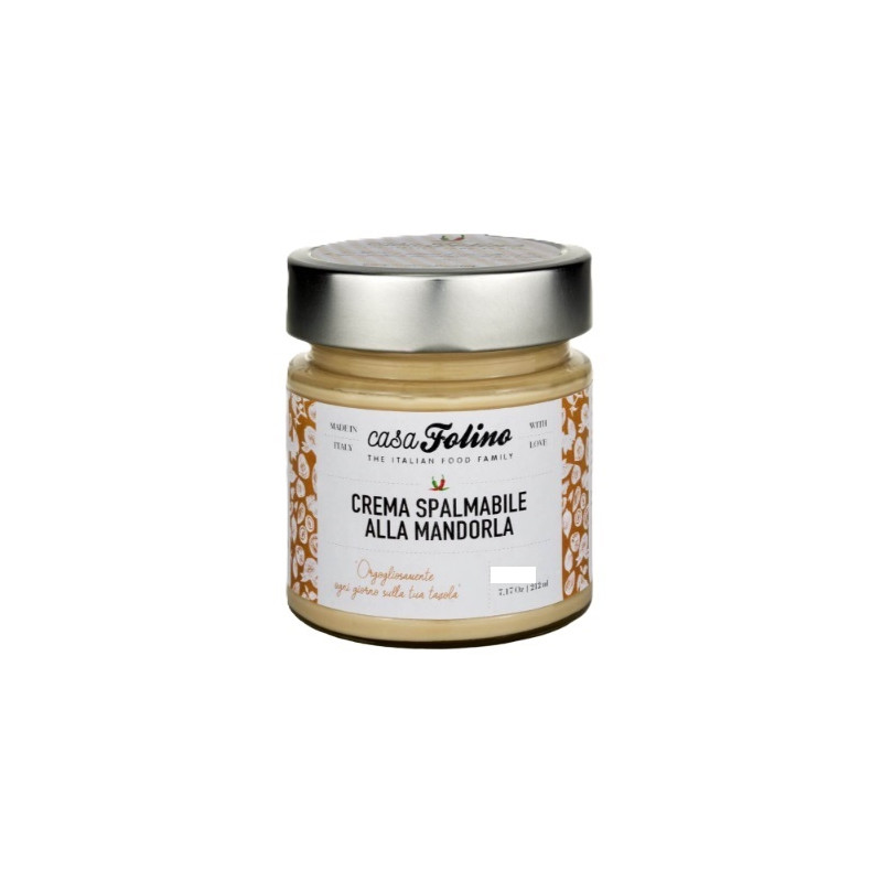 CREMA SPALMABILE MANDORLA 20% FOLINO 220 GR