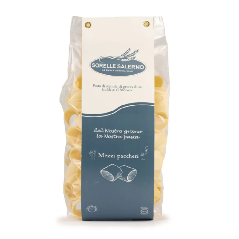 PASTA MEZZI PACCHERI SORELLE SALERNO 500 GR