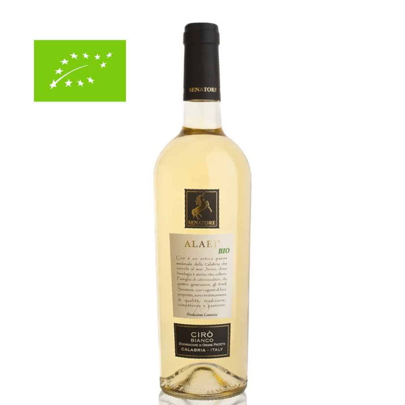 VINO BIANCO CIRO' ALAEI DOP SENATORE 75 CL