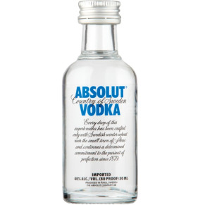 VODKA ABSOLUT MIGNON 5 CL