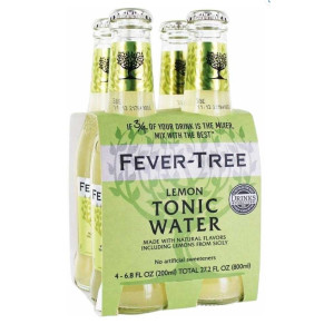 TONICA LEMON FEVER TREE 20 CL x 4