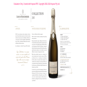 CHAMPAGNE COLLECTION 243 LOUIS ROEDERER 75 CL