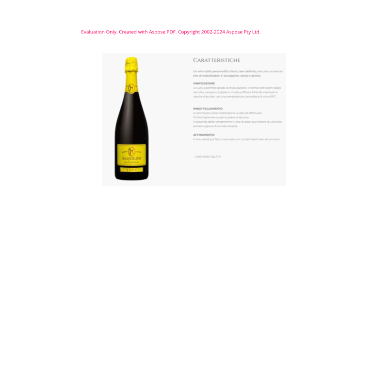 FRANCIACORTA MAGNUM BRUT DOCG AST. MAJOLINI 1,5 LT