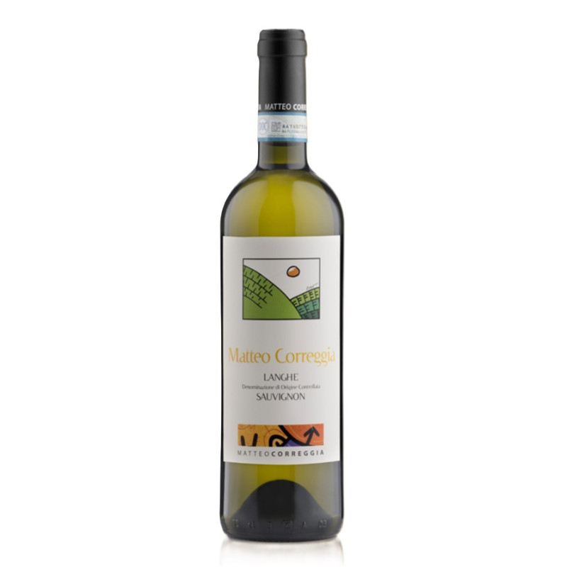 VINO BIANCO LANGHE SAUVIGNON CORREGGIA 75 CL