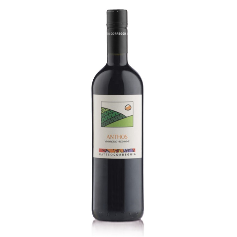 VINO ROSSO ANTHOS BRACHETTO CORREGGIA 75 CL