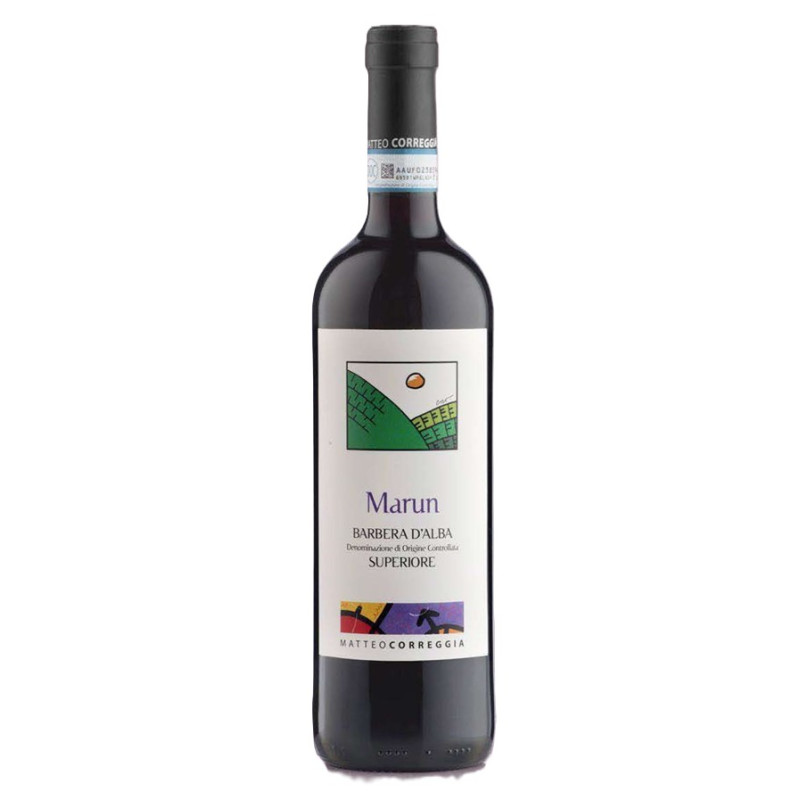 VINO ROSSO BARBERA D'ALBA MARUN CORREGGIA 75 CL